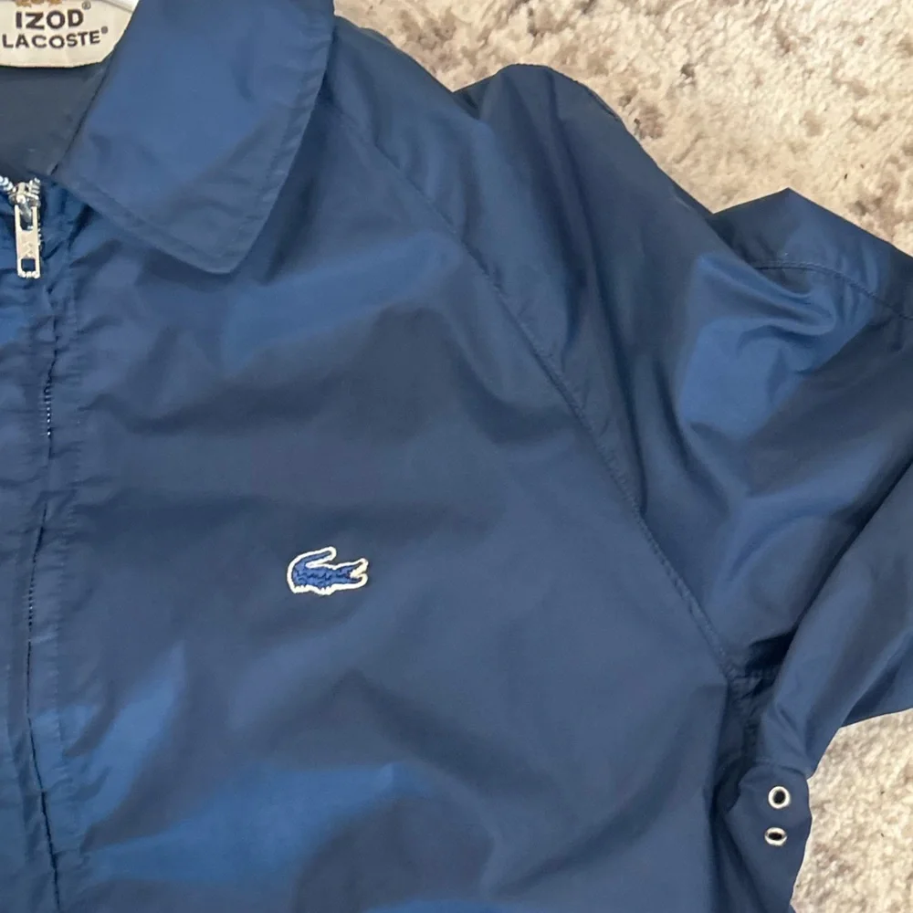 Vintage Izod Men’s XL Navy Windbreaker Unlined